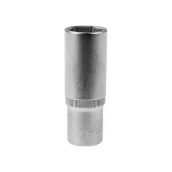 GEKO Hluboká nástrčná hlavice 1/2" CRV 22mm šestihranná, chromovaná