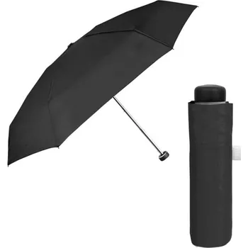 Deštník Kabelkový mini deštník Perletti Time - černý, 26462