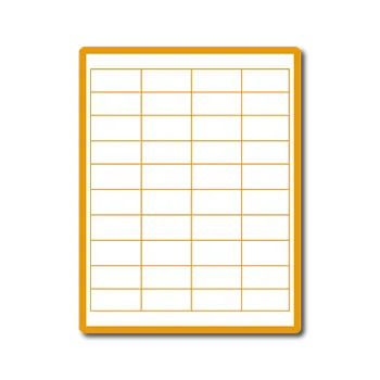 Samolepící etiketa 35 00162 - Print Etiketa A4, 48,5 mm x 16,9 mm, 68 etiket na archu - Balení 1000 ks