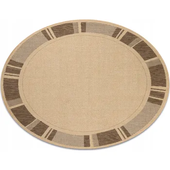 Koberec KOBEREC KRÁL 120 cm RÁMEČEK béžový #DEV222