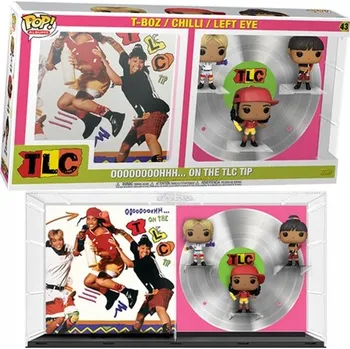 Figurka FUNKO POP! ALBUMS TLC TBOZ CHILLI LEFT EYE SBĚRATELSKÁ VITRÍNA S 3 FIGURKAMI
