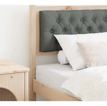 vidaXL Čelo postele hnědá a tmavě šedá 75 cm Masivní borovicové dřevo