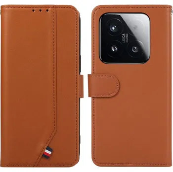 Pouzdro na mobilní telefon ABEEL 124972 ABEEL DELICATE Peněženkový obal Xiaomi 15T hnědý