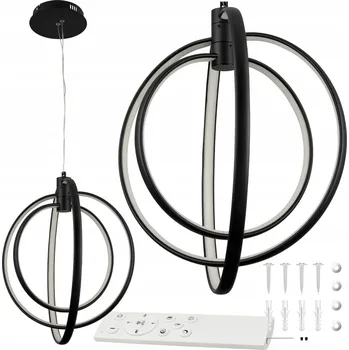 Závěsné Stropní Svítidlo LED 36W 2880lm 3 BARVY Kulatá do obývacího pokoje + Dálkový Ovladač