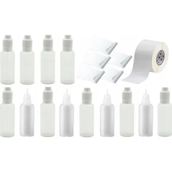 Láhev PLASTOVÉ LAHVIČKY 30ML 40KS + ŠTÍTKY