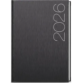 Diář Baloušek Tisk - Oskar - ForMen - týdenní diář 2026, černý, A5