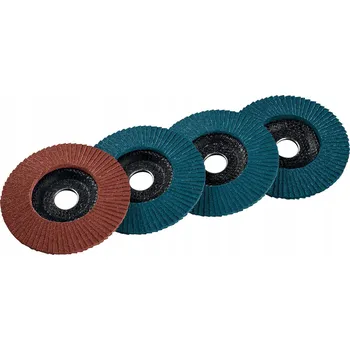 Brusný kotouč PARKSIDE Lamelový brusný kotouč pro úhlovou brusku PWSZS 2, dřevo/kov, Ø 115 mm, 4 ks