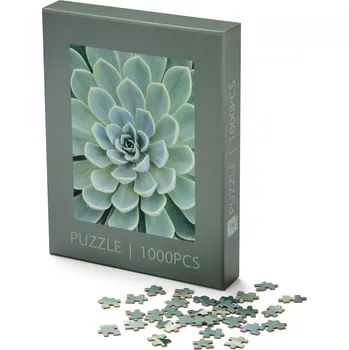 Puzzle 692923 - Tchibo - Puzzle »Sukulenty« - barva: zelená