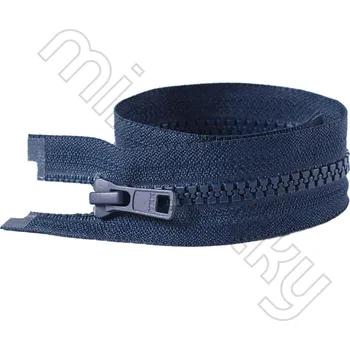 Zip Zip kostěný dělitelný VISLON® modrá tmavá 90 cm YKK