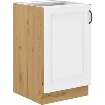 STILO ab | dolní skříňka 60D 1F s policí | 60 cm | artisan/bílá | UNI dvířka