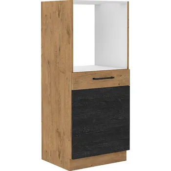 VIGO d | vysoká skříňka 60DP-145 1F na vestavnou troubu | 60 cm | lancelot/dark wood | UNI dvířka