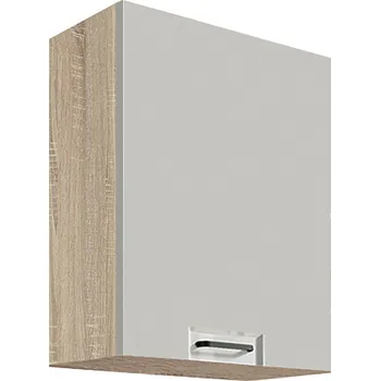 Kuchyňská skříňka FAVORIT s | horní skříňka FL-33G policová | 50 cm | šedá lesk | VÝBĚR KORPUSU