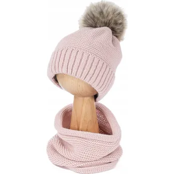 Čepice Zimní čepice pro děti, podšitá fleecem a nákrčník