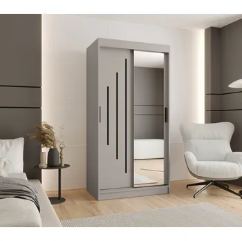 Šatní skříň Šatní skříň Abi Rubino Y2 Rozměry: 100 cm, Barva korpusu + barva dveří: Kašmír