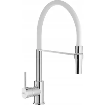 Vodovodní baterie Kuchyňská stojánková baterie Invena Kameleon bílá