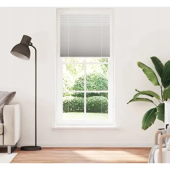 Roleta Roleta plisé světle šedá 85x200 cm Šířka látky 84,4 cm