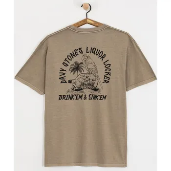 Pánské tričko Volcom Liquor Locker Pw (brindle) L, hnědá