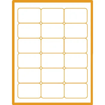 Samolepící etiketa 35 00636 - Print Etiketa A4, 68 mm x 46,8 mm, 18 etiket na hárku - Balenie 1000 ks