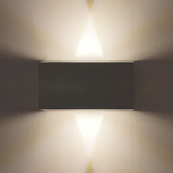 Nástěnné svítidlo Venkovní nástěnné svítidlo ProVero černé, integrovaný LED zdroj 12 W