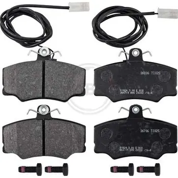 Brzdová destička Sada brzdových destiček, kotoučová brzda A.B.S. 36706