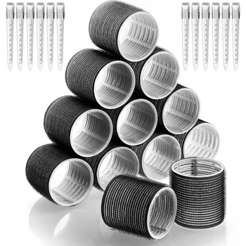 Natáčka na vlasy MEGA SILNÉ Natáčky Na Vlasy Suchý Zip Vlny Lokny 48mm 24ks VELKÉ XL