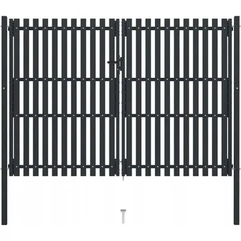 branka Dvoukřídlá zahradní brána, ocel, 306 x 250 cm