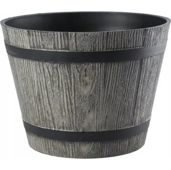 Květináč Plast Květináč šedý Galicja 30 cm x 30 x 19 cm
