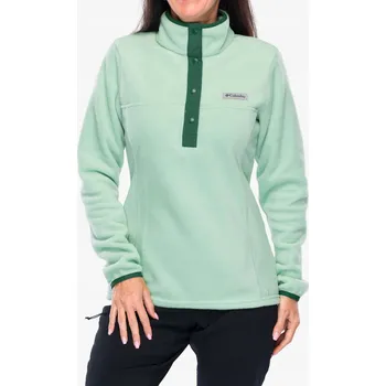 Dámská mikina Dámská bez kapuce Mikina Columbia Benton Springs Half Snap PO II - mátově zelená M