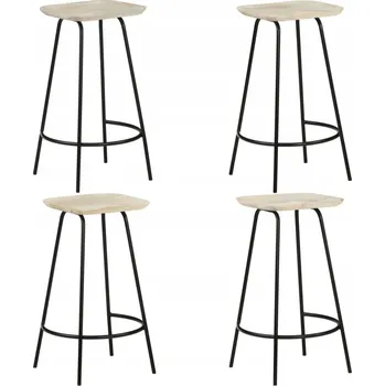 Barová židle Barová Židle VidaXL , odstíny béžové, dřevo 74 cm