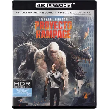 Blu-ray film Rampage: Dzika Furia Blu-ray 4K disk