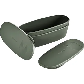 Kempingové nádobí Light My Fire SnapBox oval 2-pack sagegreen 6404113113