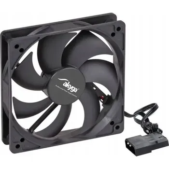 PC ventilátor Ventilátor Akyga AW-12A-BK 120 x 120 mm