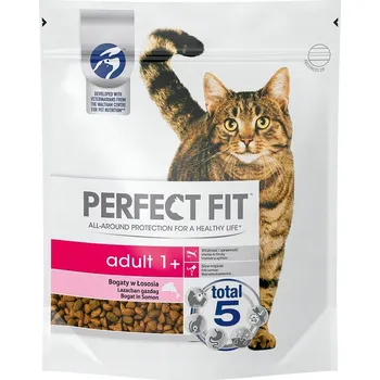 Krmivo pro kočku PERFECT FIT Adult 1+ suché krmivo pro kočky s lososem 750g