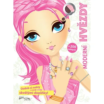 omalovánky FONI book Moderní hvezdy nehty