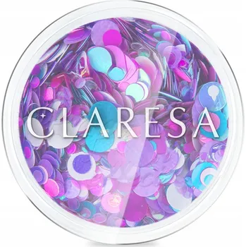 CLARESA Confetti ozdoba na nehty 7 Purple