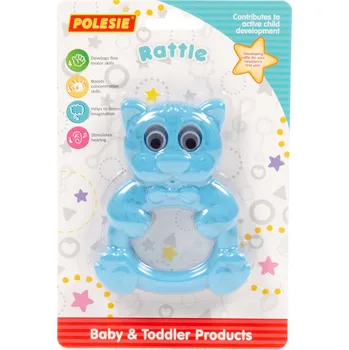 Chrastítko pro miminka "Kotě" - senzorická hračka 0+ v blistru