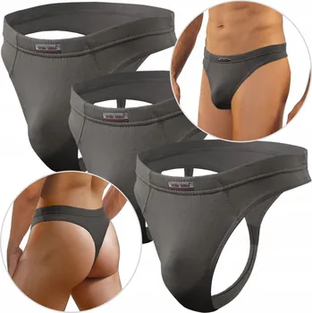 Slipy TANGA PÁNSKÉ mini slipy z jemného modalu SET Sesto Senso *M