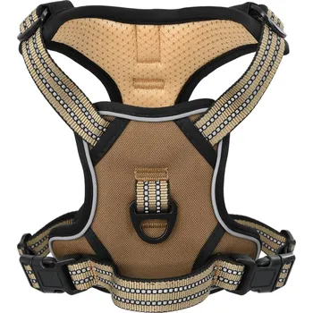 Obojek pro psa Postroj pro psa, nastavitelný, hnědý, XL