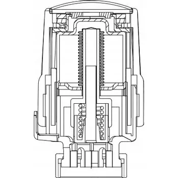 Hlavice pro radiátor Ferro Termostatická sada přímá 1/2" ZTM20