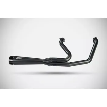 Výfuk pro motocykl Výfukový systém motocyklu ZARD FULL KIT EXHAUST SYSTEM 2:1 pro motocykl HARLEY DAVIDSON FXLRS 1923 ABS / FXLRST 1923 ABS Softail Low Rider ST 117 H.O. rok 2025 viz popis, barva černá (kompletní výfuk ZARD, řemeslná výroba Made In Italy)