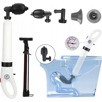 Vysokotlaký čistič PISTOLE PRO K ZPRŮCHODNĚNÍ POTRUBÍ TLAKOVÝ NÁSTROJ SYFONŮ KRTEK WC DŘEZU SILNÝ