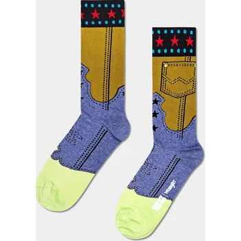 Pánské ponožky Happy Socks Wrangler Jean Genie (dark green) 41-46, zelená