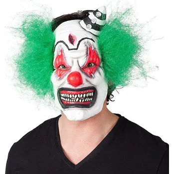 Karnevalová maska Boland Maska klauna s vlasy