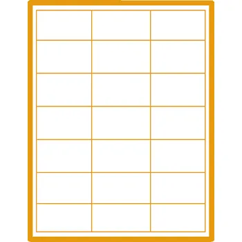 Samolepící etiketa 35 00049 - Print Etiketa A4, 63 mm x 39,5 mm, 21 etiket na archu - Balení 1000 ks