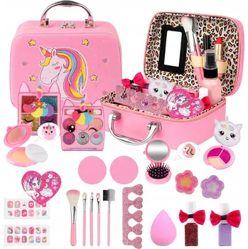 dětské šminky a malovátka KUFŘÍK S MAKE-UP KOSMETIKOU make-up sada PRO DĚTI XXL