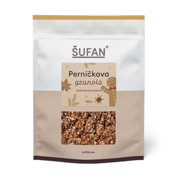 ŠUFAN s.r.o. Perníčkova granola s perníkovým kořením - 350 g