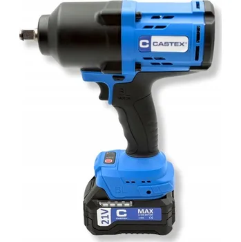 Rázový utahovák 1/2" 1700 Nm, 2x 4Ah baterie, rychlonabíječka + 3 nástrčné klíče HST