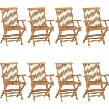 Zahradní židle VidaXL dřevěná hnědá