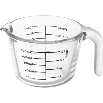 ORION Odměrka borosil. sklo potisk 0,5 l