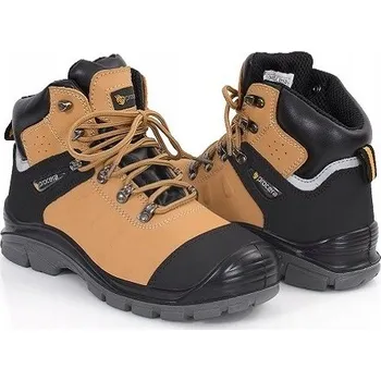 Pracovní obuv PRACOVNÍ OBUV KOTNÍKOVÉ BOTY SANDER S1P NUBUK, PROTISKLUZOVÁ VLOŽKA, VELIKOST 42